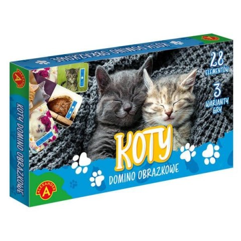 Gra edukacyjna DOMINO OBRAZKOWE - KOTY Alexander (7860) Alexander