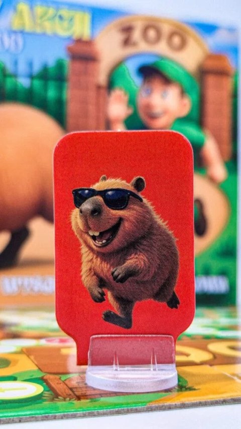 Gra planszowa Kapibary w akcji - Ucieczka z zoo Alexander Alexander