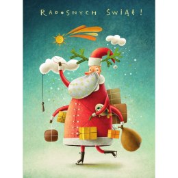 Kartka składana BN 21 MIKOłAJ B6 Henry (5907465663885) Henry