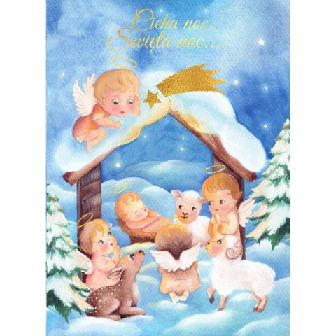 Kartka składana BN 21 SZOPKA B6 Henry (5907465663892) Henry