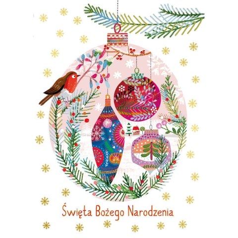 Kartka składana B6 BN BOMBKI W KŁÓKU Henry (5905701480029) Henry