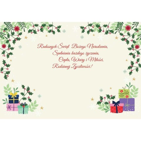 Kartka składana BN CHOINKA NA PNIU B6 Henry (5905701483440) Henry