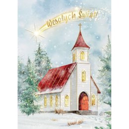 Kartka składana BN KOSCIÓŁ Z GWIAZDA B6 Henry (5905701483471) Henry
