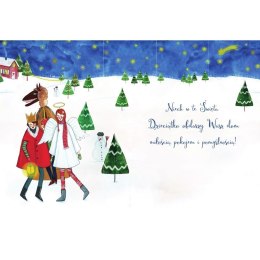 Kartka składana BN Kolędnicy B6 Henry (5907465661096) Henry