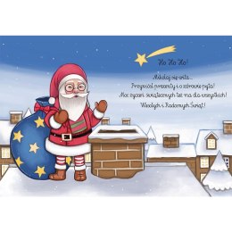 Kartka składana BN MIKOŁAJ W KÓŁKU B6 Henry (5905701480395) Henry