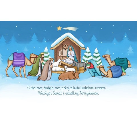 Kartka składana B6 BN SZOPKA BETLEJEMSKA Henry (5905701480401) Henry