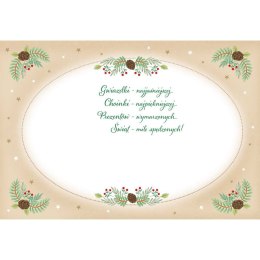 Kartka składana BN z zawieszka CHOINKA B6 Henry (5905701483518) Henry