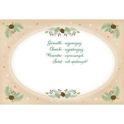 Kartka składana BN z zawieszka CHOINKA B6 Henry (5905701483518) Henry