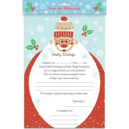 Kartka składana LIST DO MIKOŁAJA MIKOŁAJ Z BRODA A4 Henry (5905701485680) Henry