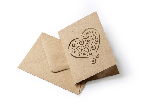 Koperta zestaw B7 brązowa Galeria Papieru (280993) 1 sztuk Galeria Papieru