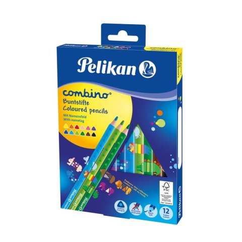 Kredki ołówkowe Combino 811194 12 kol. Pelikan (100401660) Pelikan