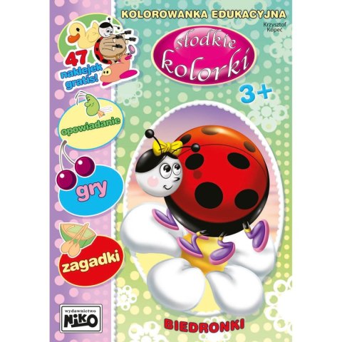 Książeczka edukacyjna Słodkie kolorki. Biedronki Niko Niko