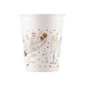Kubek jednorazowy Szampańska impreza 8szt. papier 200ml Godan (93505) Godan