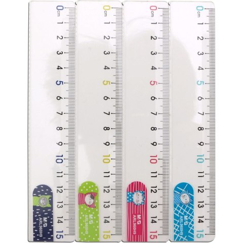 Linijka plastik 15cm M&G (MG ARL960H9) M&G