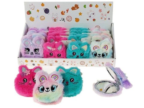 Lusterko w pluszowym etui 8x2cm Adar (601611) Adar