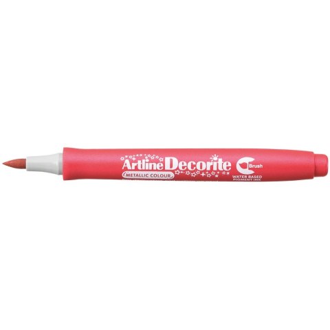 Marker specjalistyczny czerwony metaliczny decorite wkład czerwony 1,0mm pędzelek końcówka Artline (AR-035 2 8) Artline