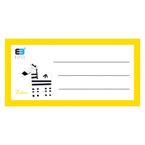 Naklejka (nalepka) B&B KIDS Interdruk (NAKZESB&B) Interdruk