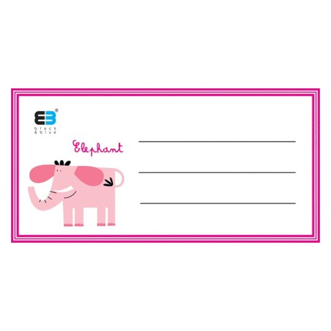 Naklejka (nalepka) B&B KIDS Interdruk (NAKZESB&B) Interdruk