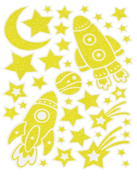 Naklejka (nalepka) Craft-Fun Series Kosmos świecące w ciemności Titanum (486996) Titanum