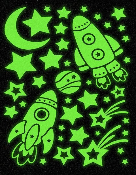 Naklejka (nalepka) Craft-Fun Series Kosmos świecące w ciemności Titanum (486996) Titanum