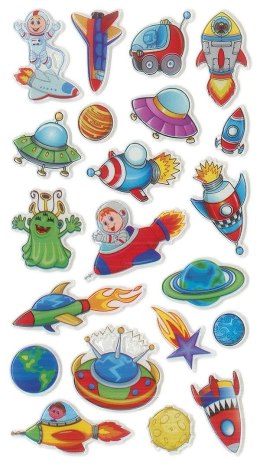 Naklejka (nalepka) Craft-Fun Series Kosmos wypukłe Titanum (JN-U065) Titanum