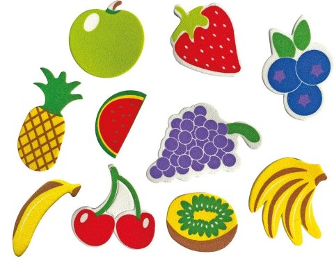 Naklejka (nalepka) Craft-Fun Series piankowe Owoce Titanum (4640) Titanum