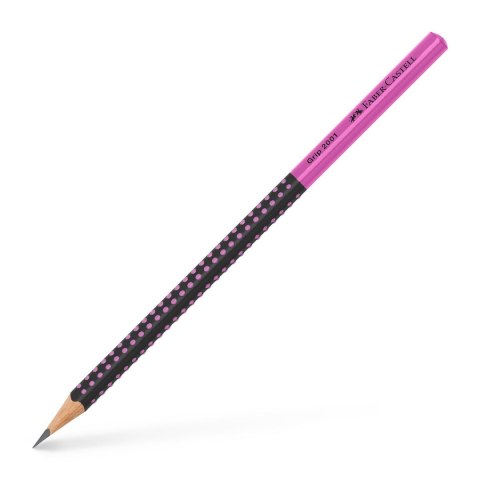 Ołówek Grip 2001 Two Tone czarny/różowy HB Faber Castell (517011FC) Faber Castell
