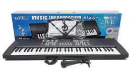 Organy 61 klawiszy, ładowarka USB, z mikrofonem Adar (585317) Adar