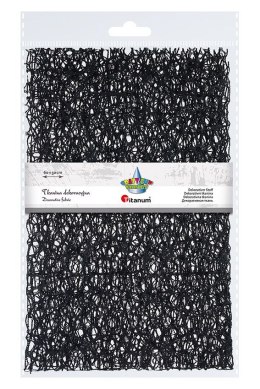 Ozdoba materiałowa Craft-Fun Series siatka koronkowa czarna Titanum (25CR0331-18) Titanum