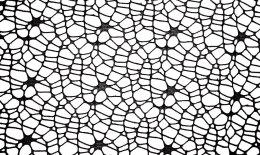 Ozdoba materiałowa Craft-Fun Series siatka koronkowa czarna Titanum (25CR0331-18) Titanum