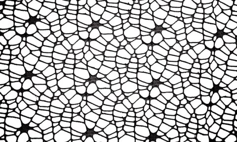 Ozdoba materiałowa Craft-Fun Series siatka koronkowa czarna Titanum (25CR0331-18) Titanum