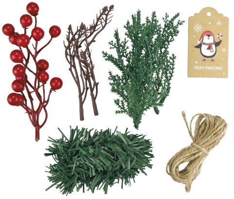 Ozdoba świąteczna Craft-Fun Series Zestaw do dekoracji prezentu Titanum (25YX0514-6) Titanum