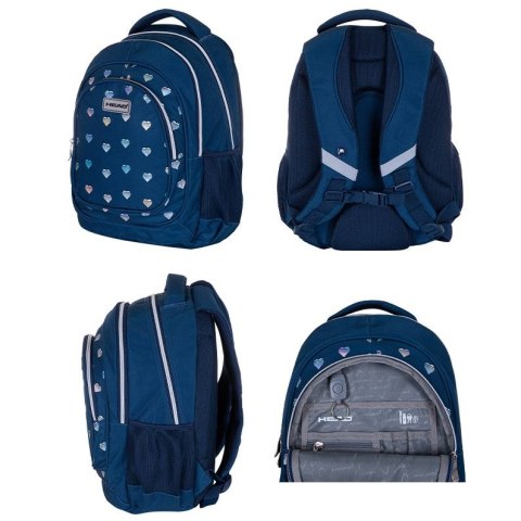 Plecak Holo Effect Splash Hearts Head (502023082) Head