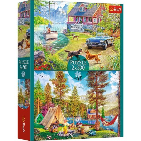 Puzzle Letni relaks 2x500 el. Trefl (37497) Trefl