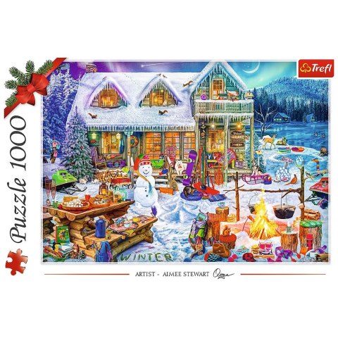 Puzzle Xmass Zimowy czas 1000 el. Trefl (10948) Trefl
