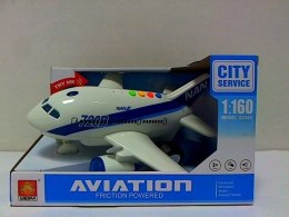 Samolot światło/dźwięk 19 cm Bigtoys (BSAM2326) Bigtoys