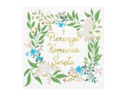 Serwetki Pierwsza Komunia Święta (1 op. / 20 szt.) mix papier [mm:] 330x330 Partydeco (SP33-92) Partydeco