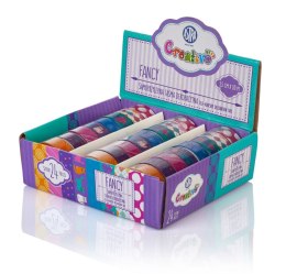 Taśma ozdobna Taśma dekoracyjny fancy disp.24szt. 15x10 [mm x m] mix Astra Creativo Astra Creativo