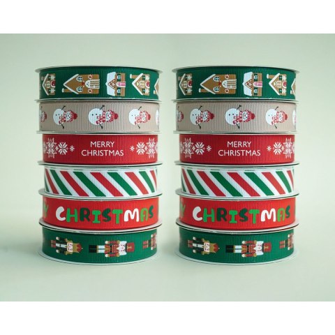 Wstążka CHRISTMAS 5902277354150x3 [mm x m] mix Interdruk (3m) Interdruk