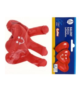 Balon kształty serca PREMIUM SERCA czerwony 3 szt Godan (GB/PG30) Godan