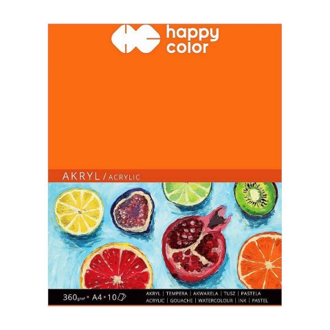 Blok artystyczny A4 360g 10k Happy Color (HA 7836 2030-A10) Happy Color