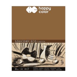 Blok artystyczny szkicowy eko młody artysta A4 80g 80k Happy Color (HA 3708 2030-A80) Happy Color