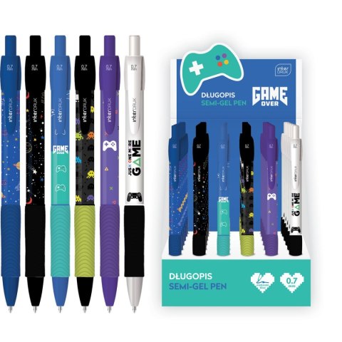 Długopis 0,7 mm 5902277325877 Interdruk (GAME OVER) Interdruk