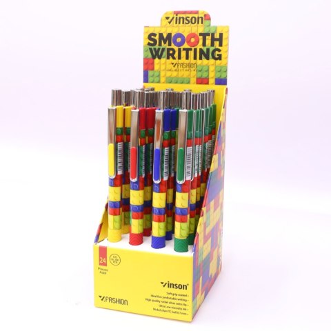 Długopis olejowy Fashion 106 KLOCKI wkład niebieski 0,7mm Vinson Vinson