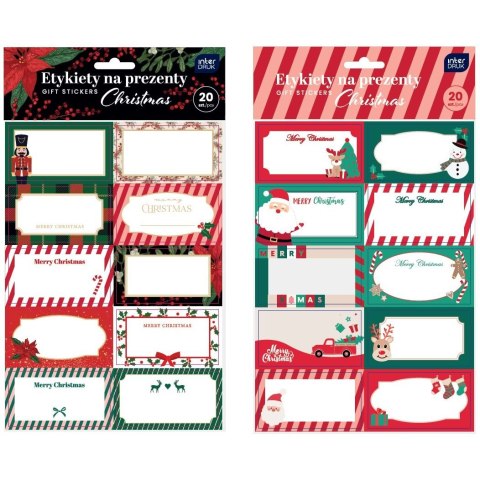 Etykieta samoprzylepna CHRISTMAS 5902277354211 Interdruk (20 sztuk) Interdruk