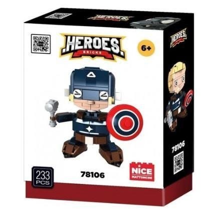 Klocki konstrukcyjne Heroes! Blue Soldier 228el. Nice Group (1062) Nice Group