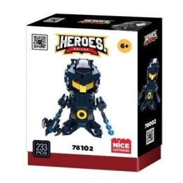 Klocki konstrukcyjne Heroes! Robot 234el. Nice Group (1024) Nice Group
