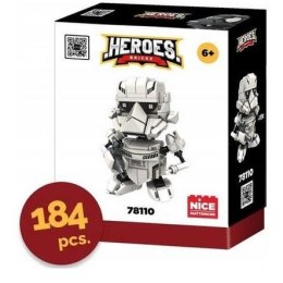 Klocki konstrukcyjne Heroes! White Soldier 184 el Nice Group (1109) Nice Group