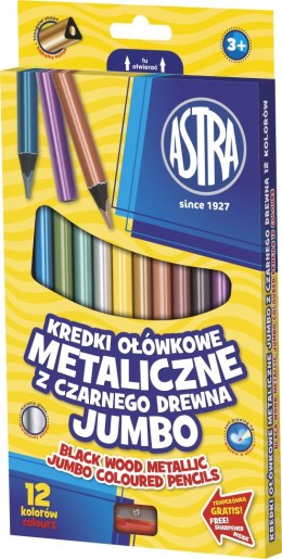 Kredki ołówkowe Jumbo 12 kol. Astra (312114003) Astra