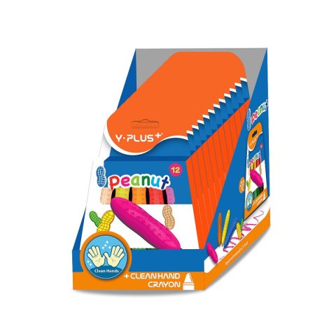 Kredki świecowe 12 kol. Y-plus (152004) Y-plus